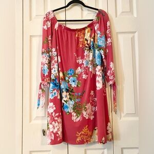 Coco & Main Floral Off-Shoulder Women's Dress